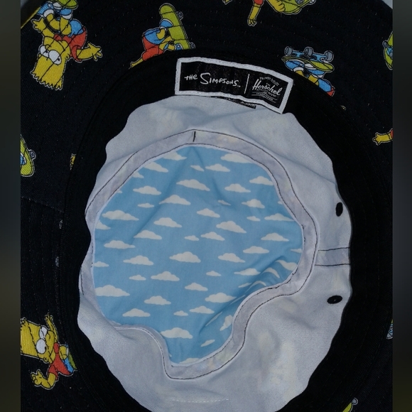 NWT Herschel Supply Norman Bart Simpson Bucket Hat Cap The Simpsons sz L/XL - Picture 6 of 6